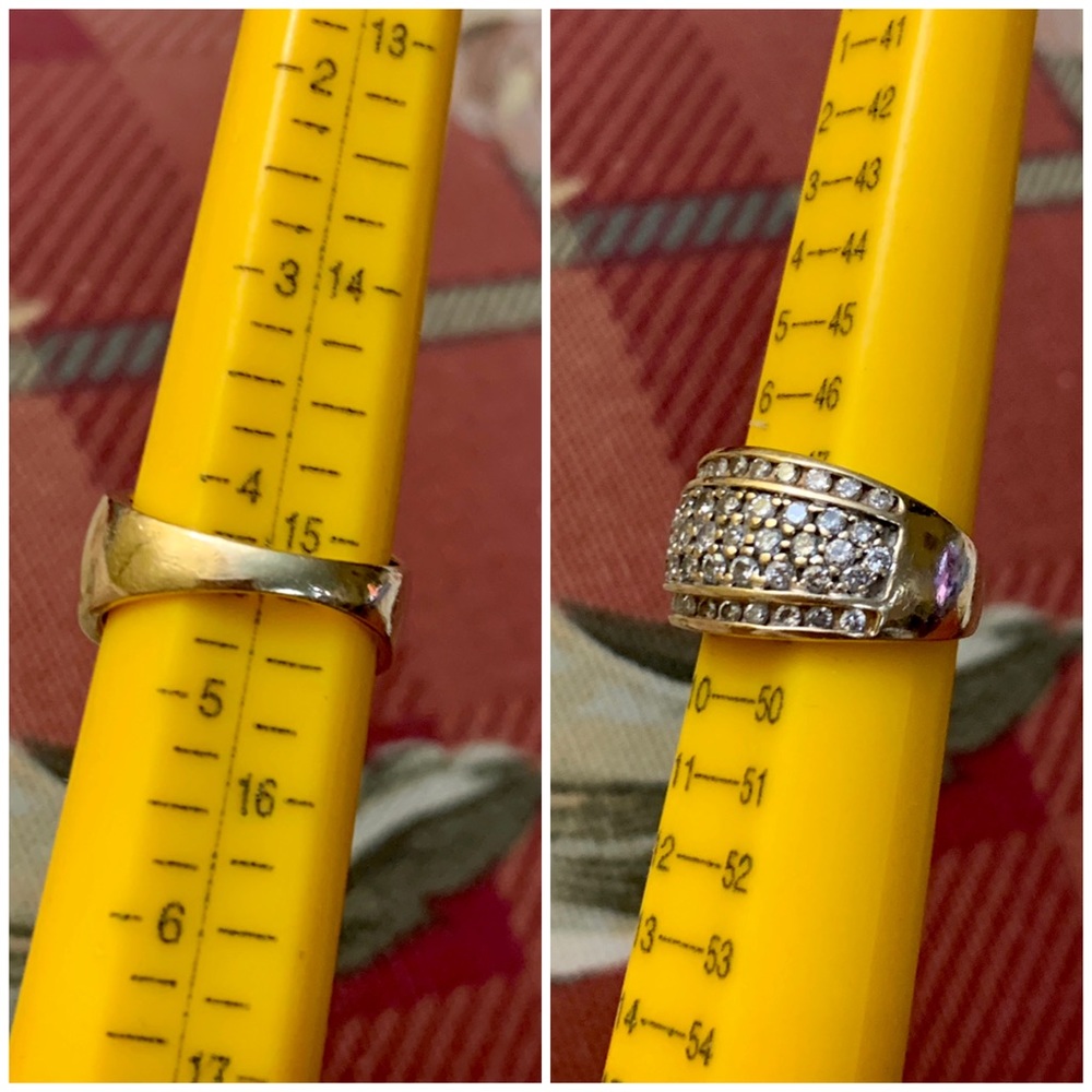 👑✅PRICE FIRM✅ Genuine 14k Gold Natural Diamond Ring - Picture 4 of 10
